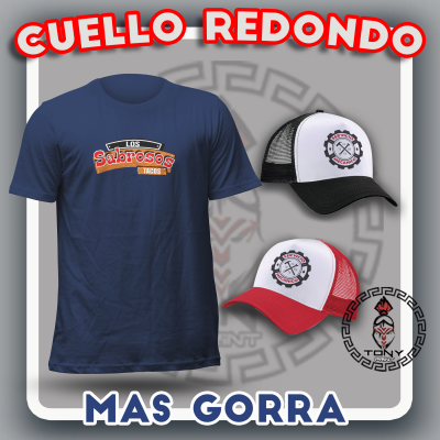 10Playeras + 10 Gorras tipo camionero
