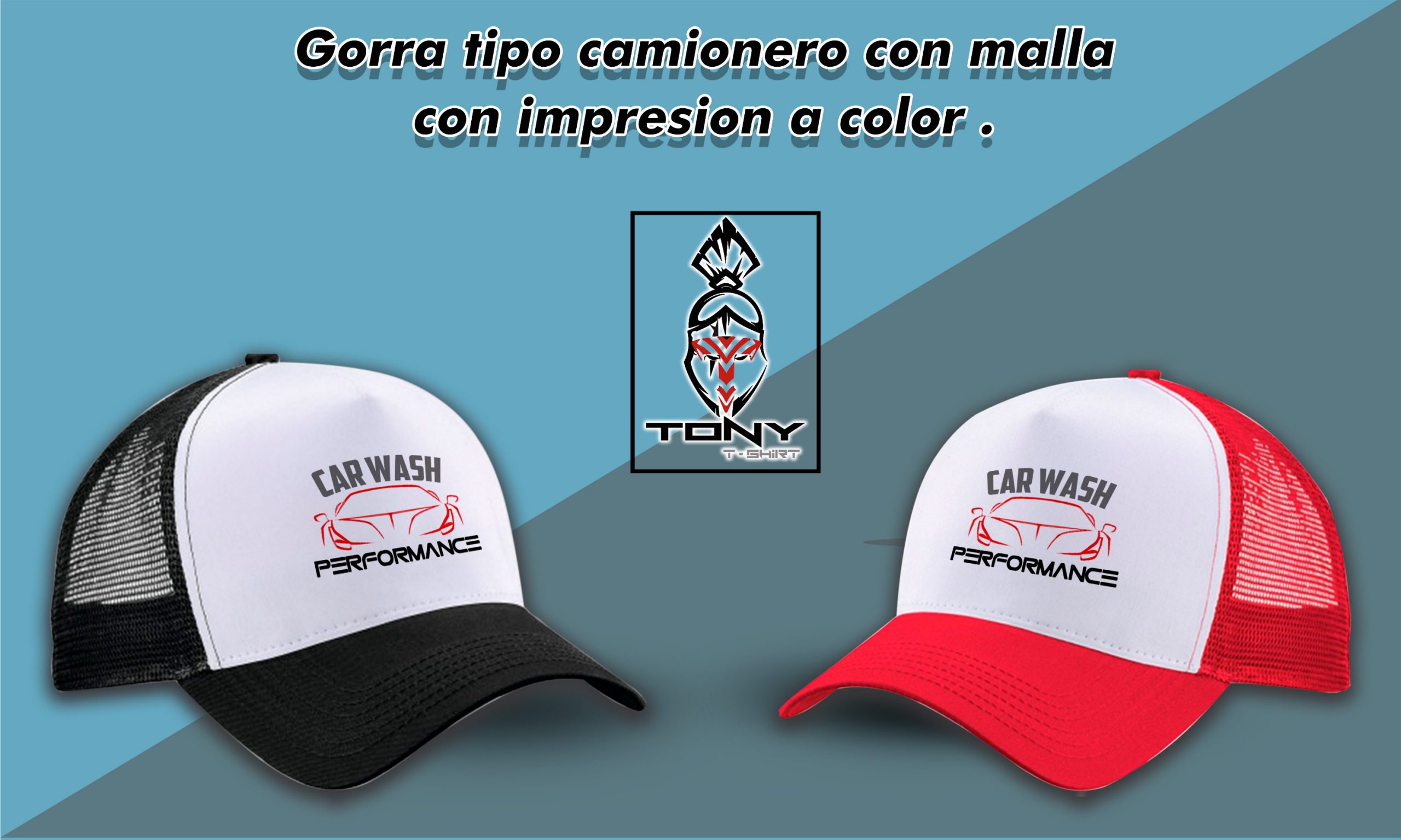 12 Gorras tipo camionero