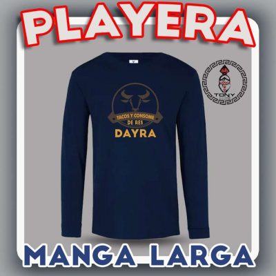12 Playeras Manga Larga sólo impresión al frente