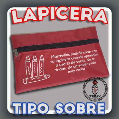 Lapicera tipo sobre 50pzs