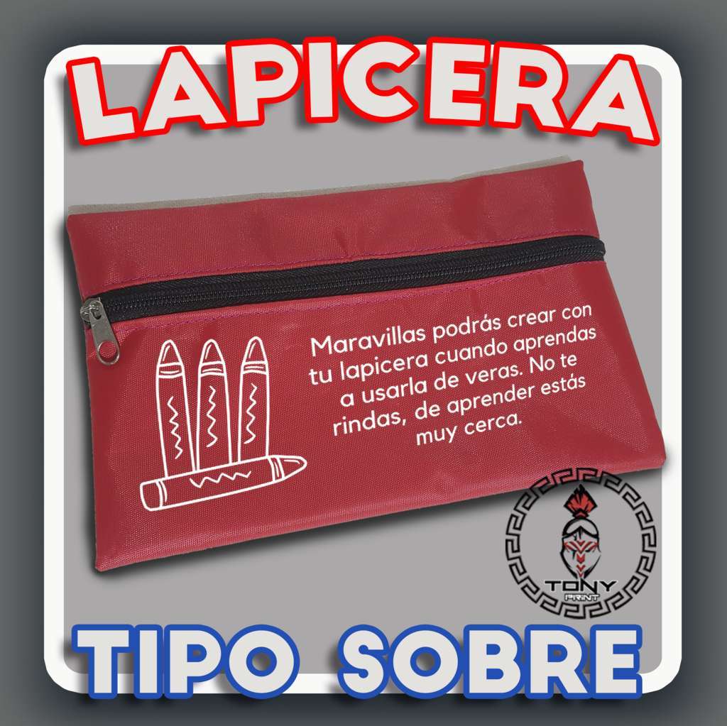 Lapicera tipo sobre 50pzs