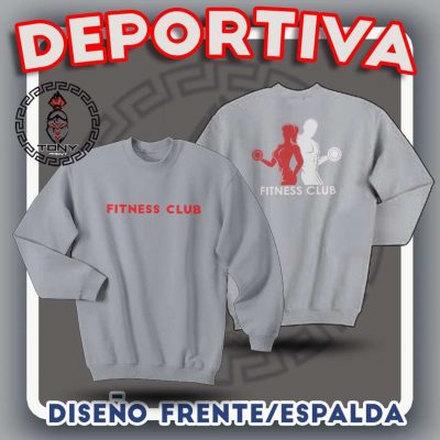 12 Sudaderas deportiva Impresión al frente y espalda
