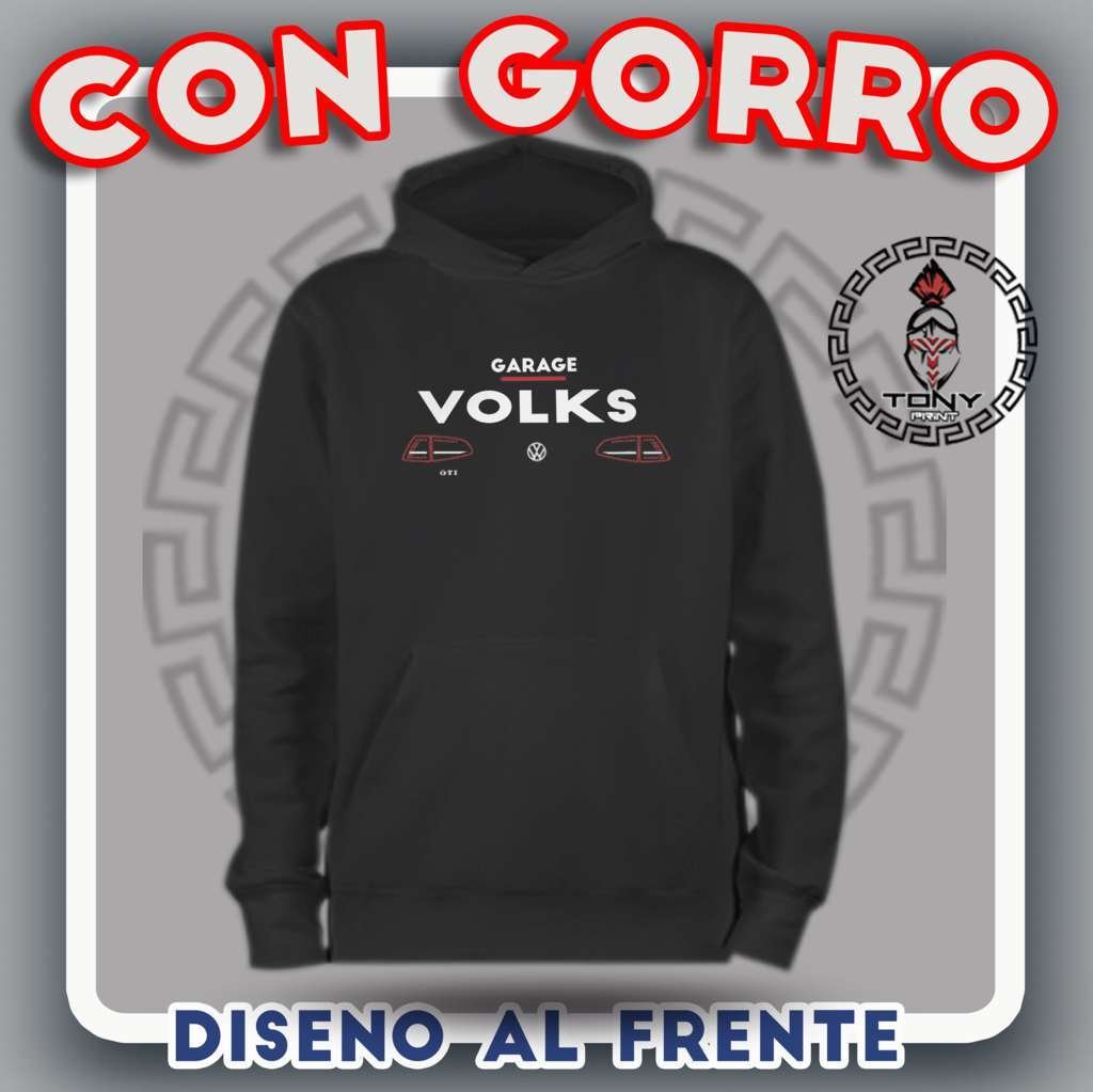 10 sudaderas c/ Gorro Diseño al Frente