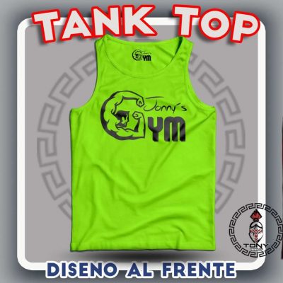 Playera Tank Top Impresión frente