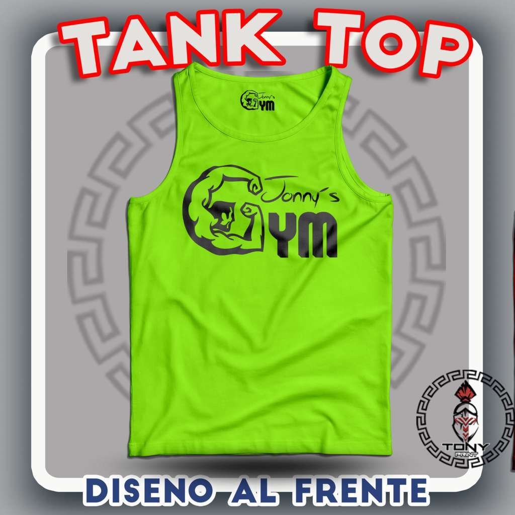 Playera Tank Top Impresión frente